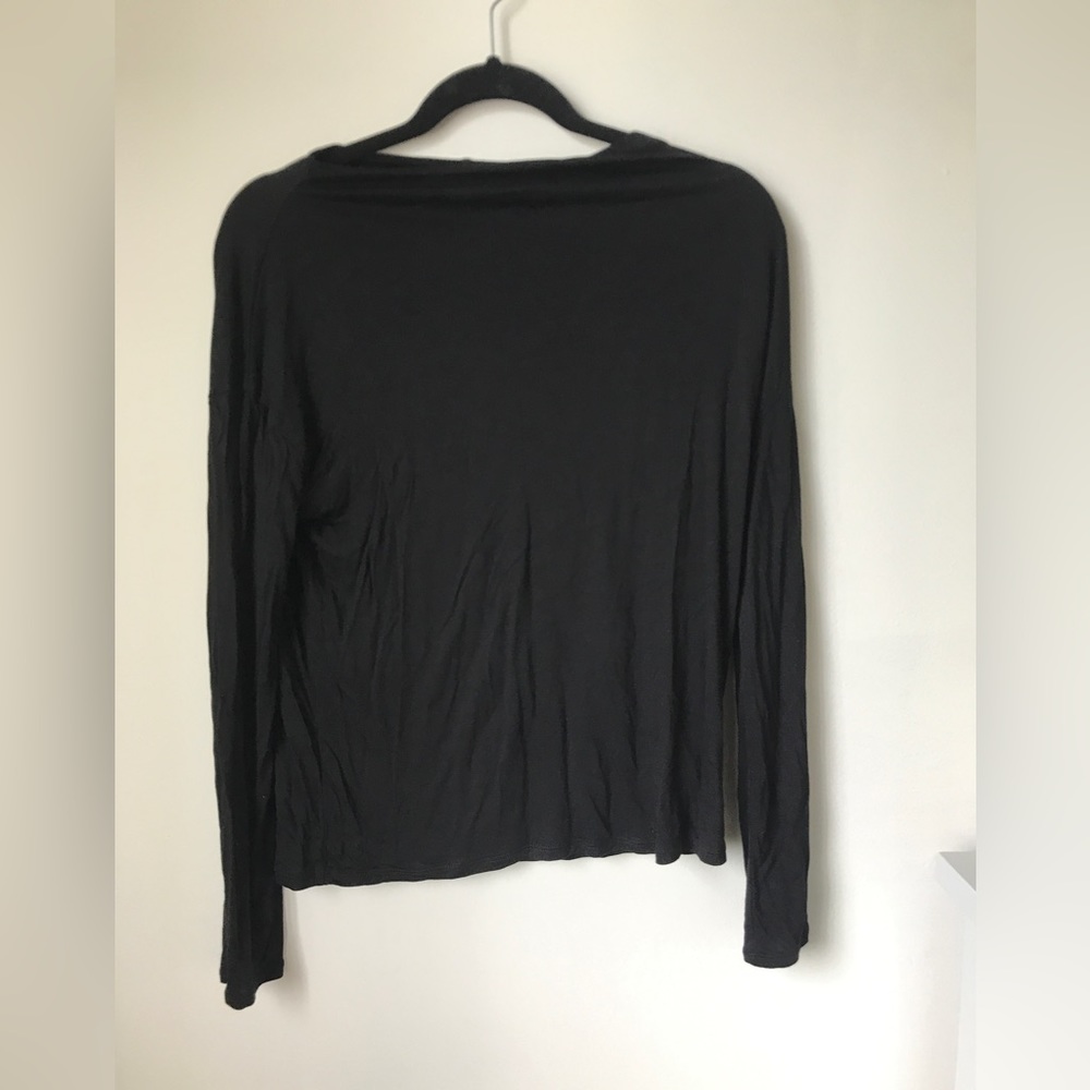 VINCE Drop Shoulder Boatneck Top - Picture 3 of 5